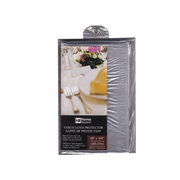 Clear Vinyl Tablecloth Protector (60 X 120)