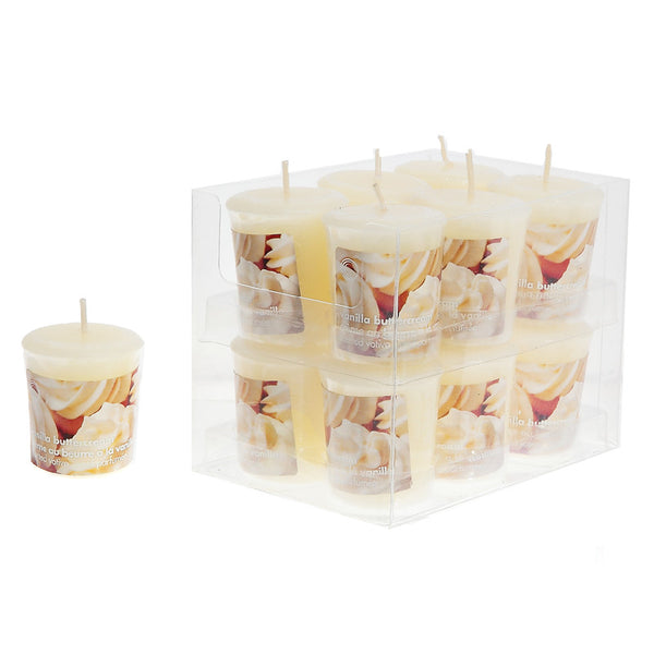 Mushroom Votive (Vanilla Buttercream) (12/Display) - Set of 12