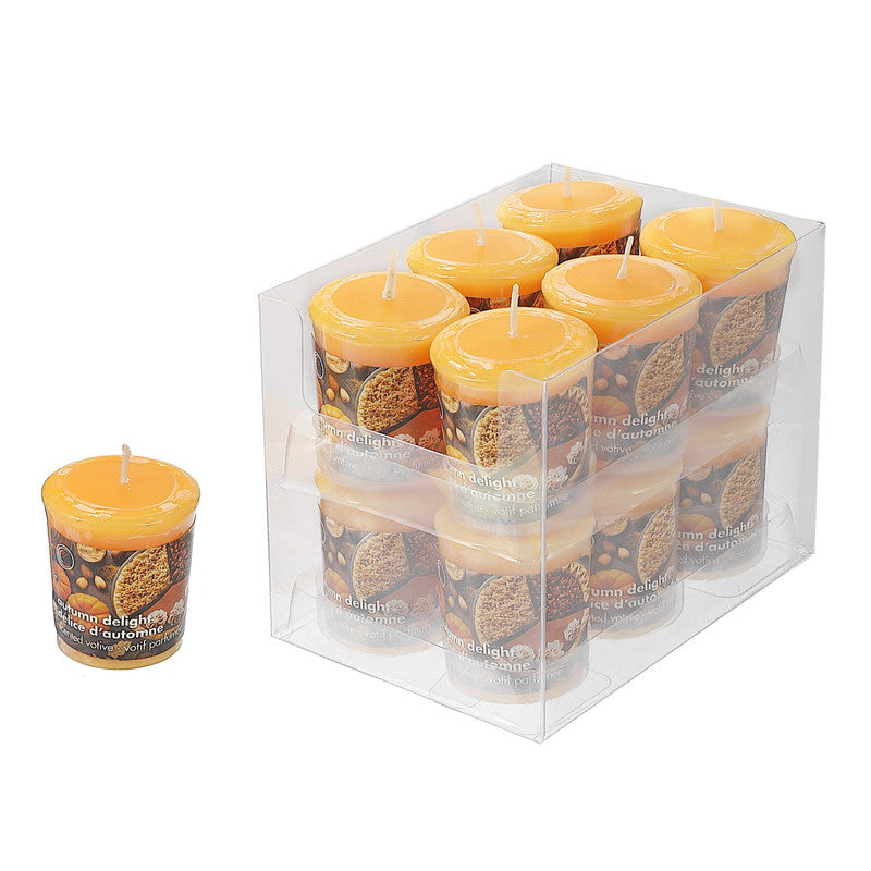 Mushroom Votive (Autumn Delight) (12/Display) - Set of 12