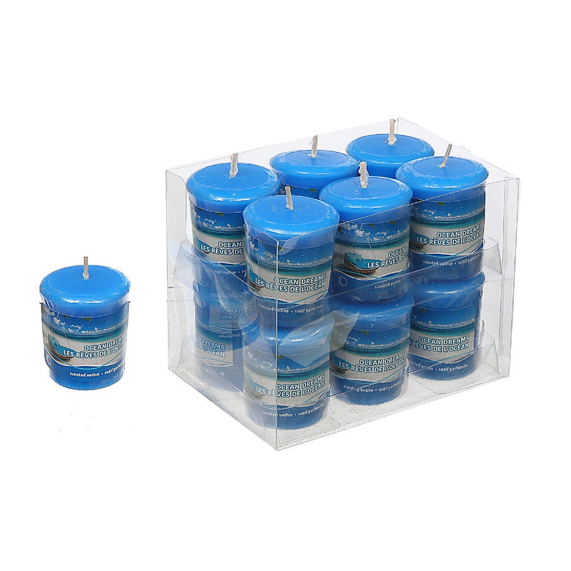 Mushroom Votive (Ocean Dreams) (12/Disp) - Set of 12