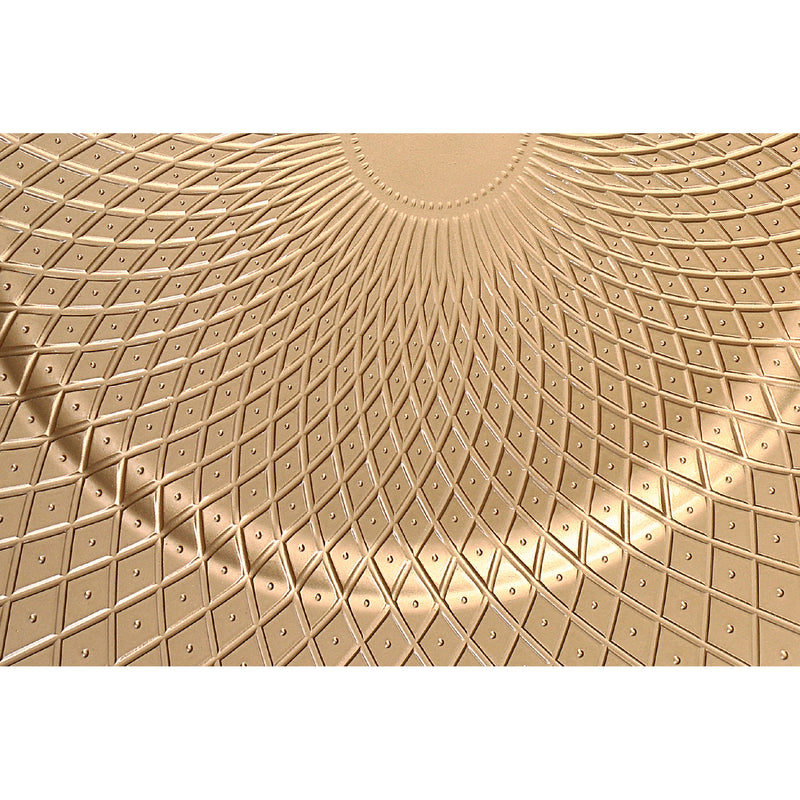 Charger Plate (Dotted Diamond) (Gold) (13") - Set of 6