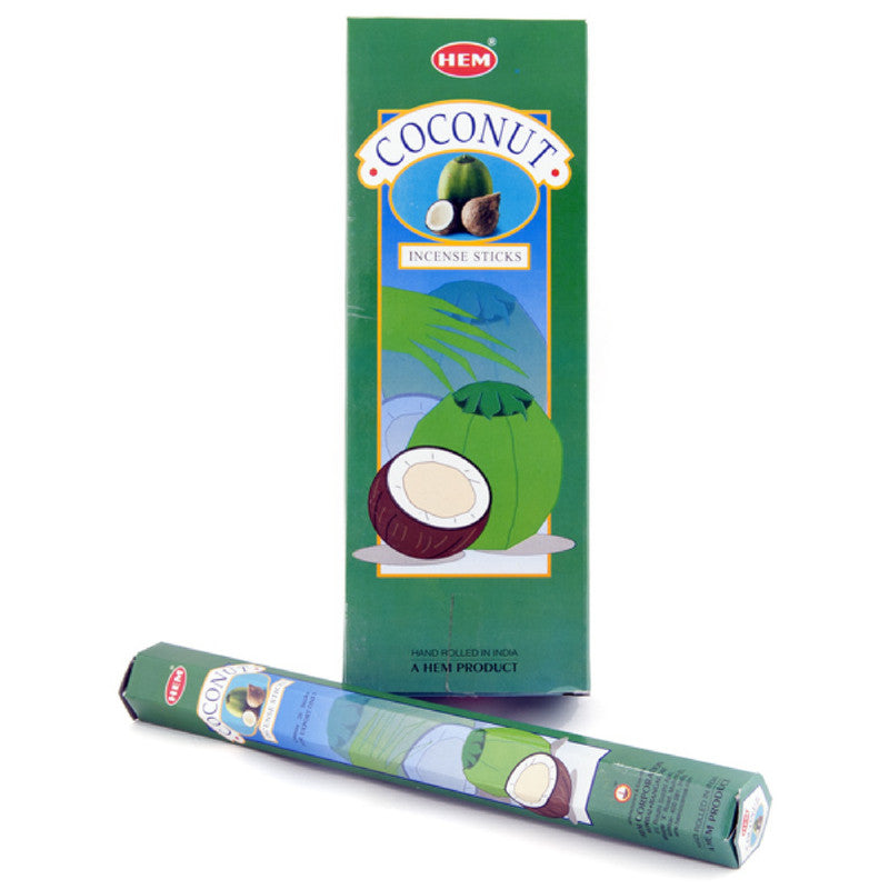 Hem Incense (20 Stick) - Coconut - Set of 6