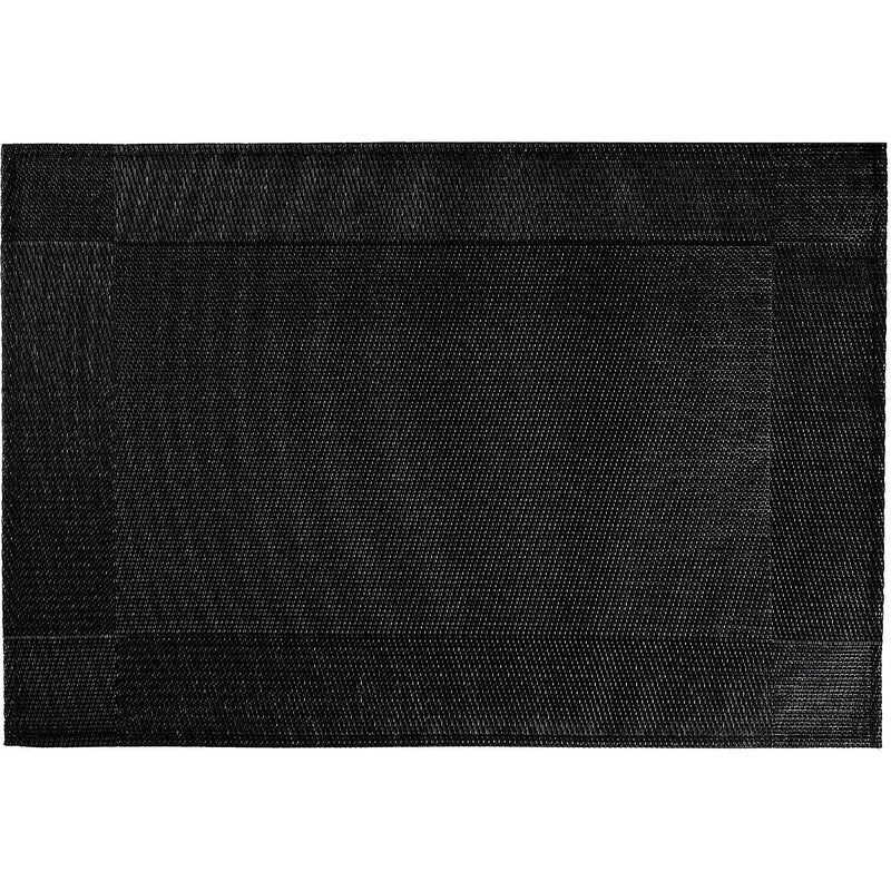 Vinyl Placemat (Classic) (Black)(Set Of 12)