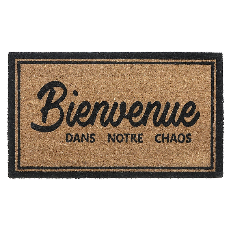 Coir Door Mat Bienvenue Dans Notre Chaos