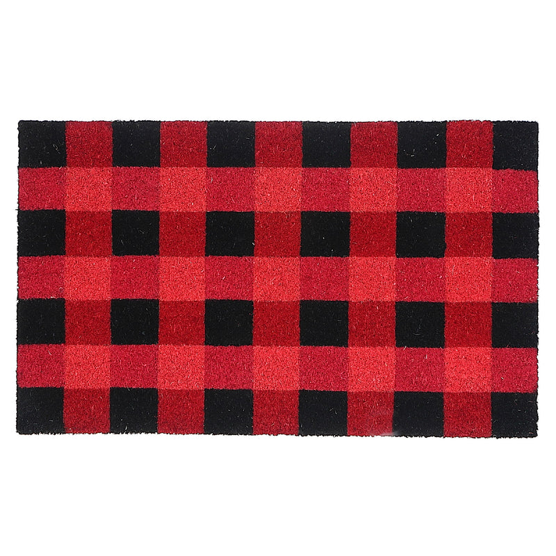 Coir Door Mat Red Buffalo