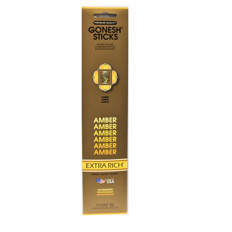 Gonesh  Stick Amber (Set of 8)