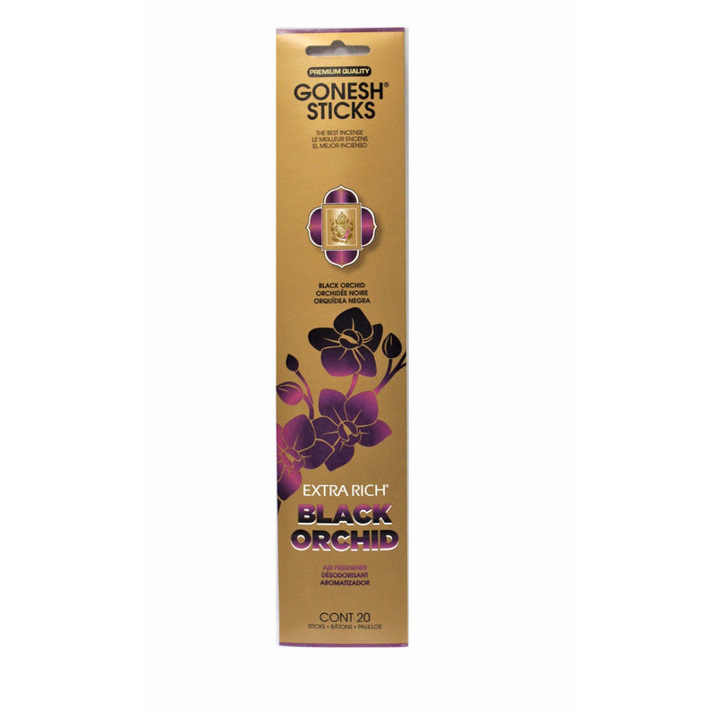 Gonesh  Stick Black Orchid (Set of 8)