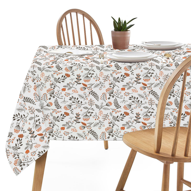 Cotton Table Cloth (60" Round) (Persimmon)