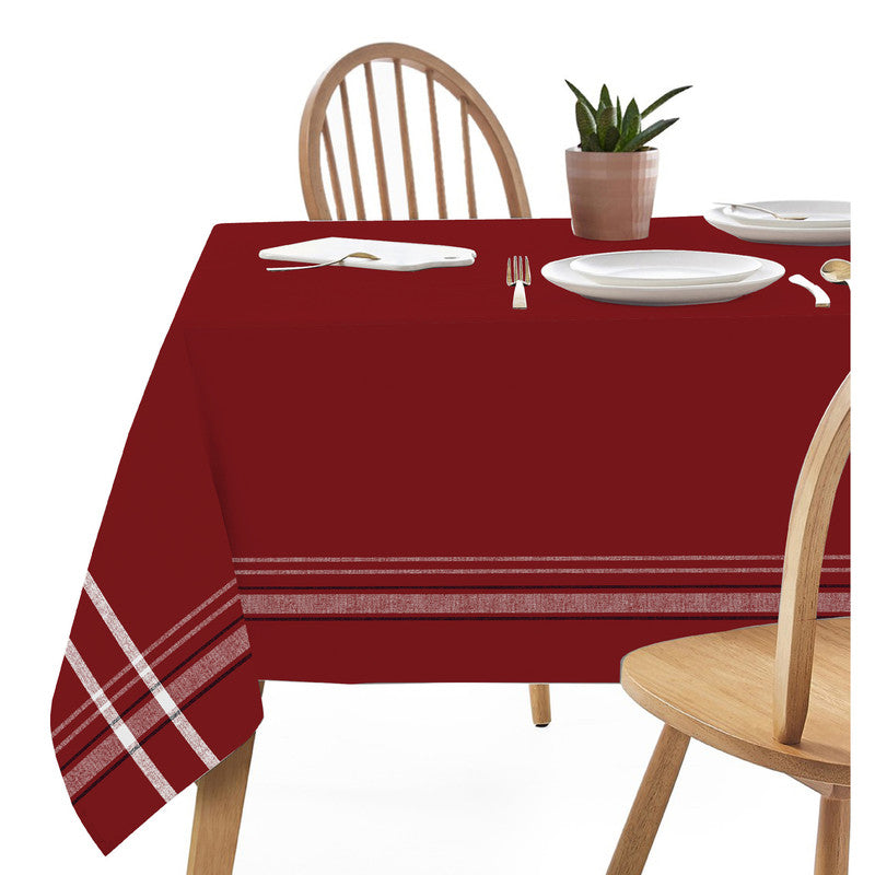 French Border Tablecloth (60 X 90) (Red)