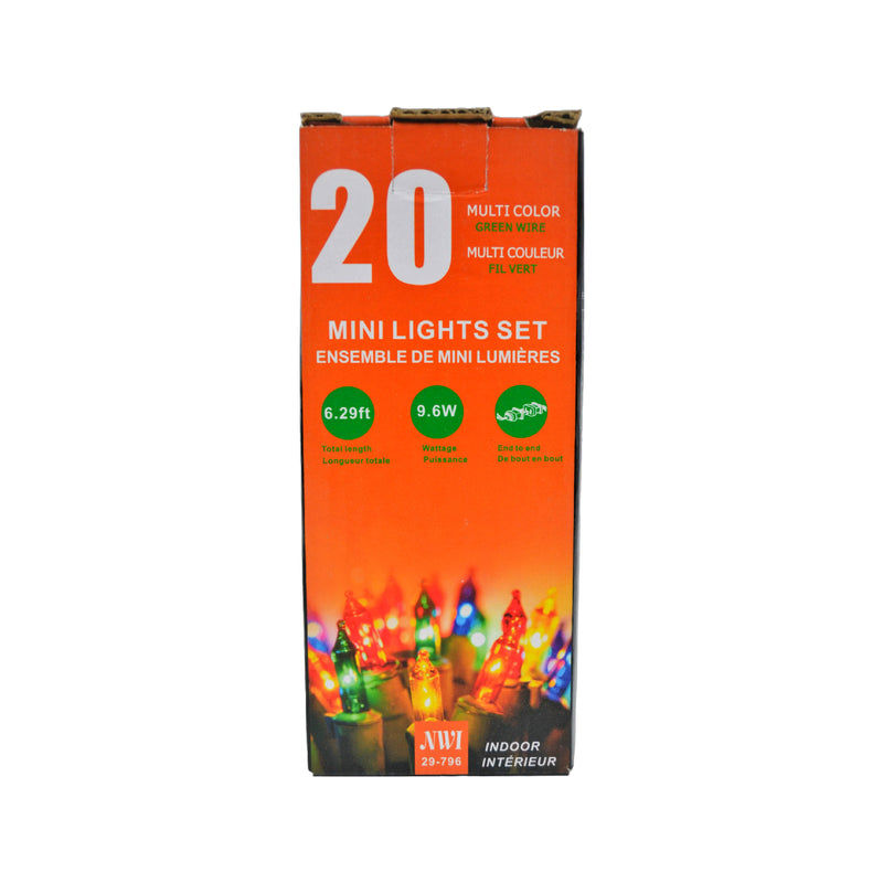 20 Lt Indoor Mini Light Set (Multi Bulbs) - Set of 2