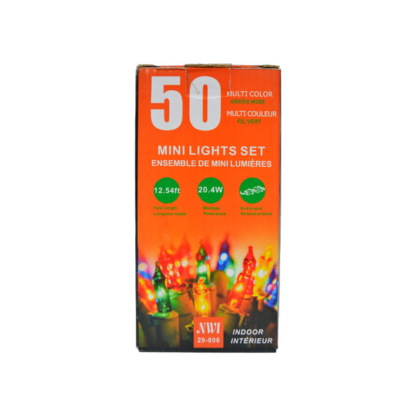 50 Lt Indoor Mini Light Set (Multi Bulbs) - Set of 2