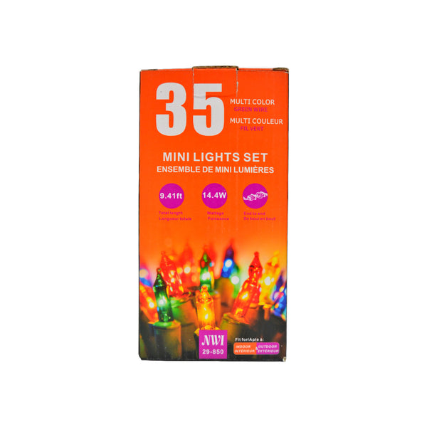 35 Lt Indoor/Outdoor Mini Light Set (Multi Bulbs) - Set of 2