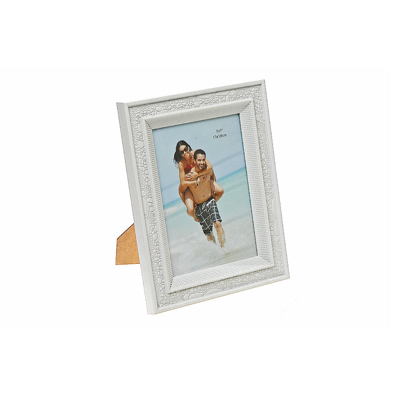 5" X 7" Picture Frame White Scale - Set of 2