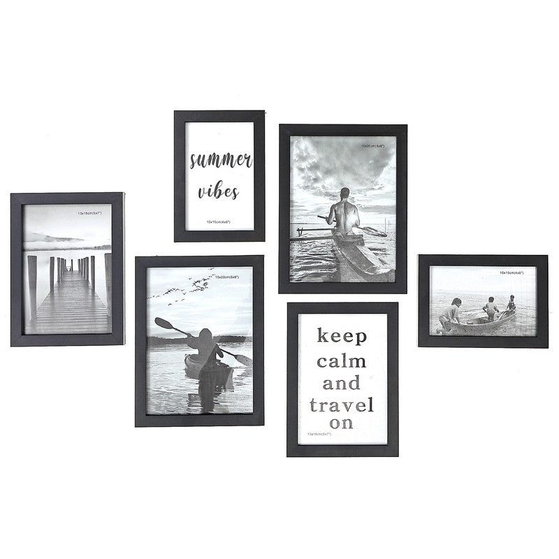 6 Pc Gallery Frame Set (Black)