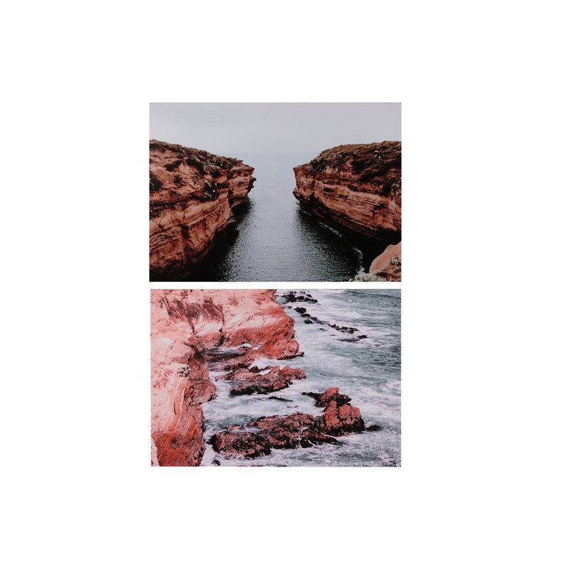 Canvas Wall Art (At Cliff'S End) (20 X 28) (Asstd)-Set of 2