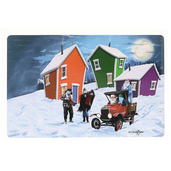 Plastic Placemat (Santa'S Helpers) - Set of 12