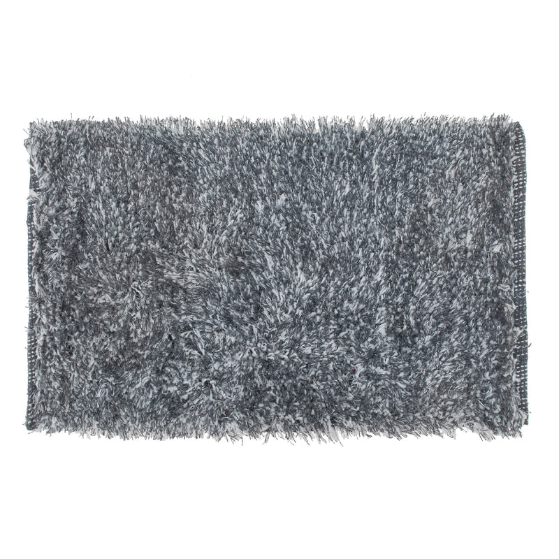 Cotton Loom Bath Mat Gray 20X32