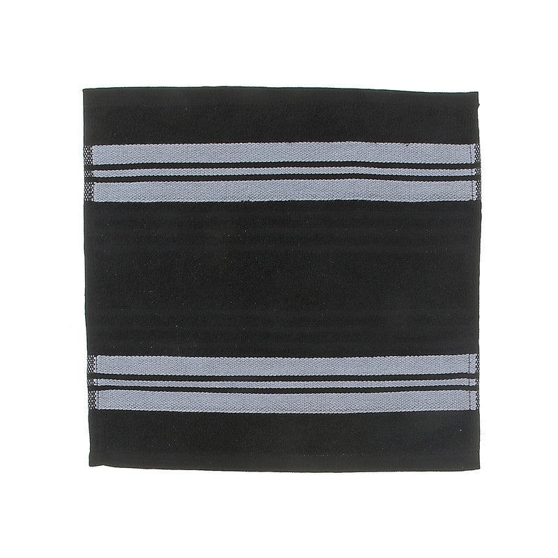 Deluxe Wash Cloth (12 X 12) (Black) - Set of 6