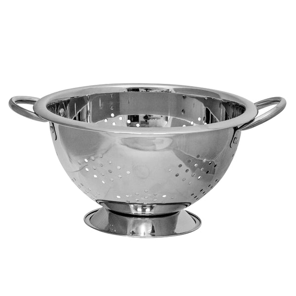 Stainless Steel Deep Colander With Handles 10.75"