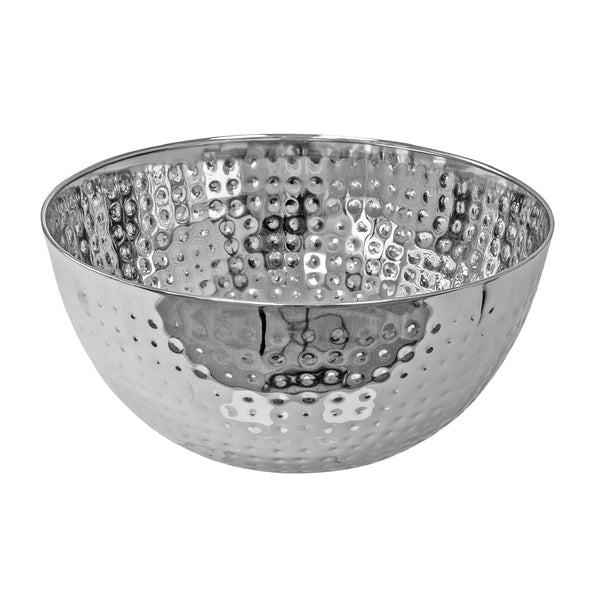 Stainless Steel Hammered Salad Bowl 7.50" - Set of 2