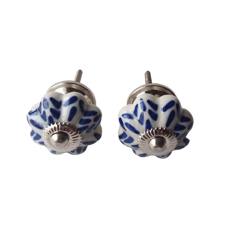 Decorative Ceramic Knob Set Of 2 Rice - Set of 3