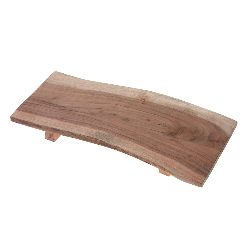 Acacia Wood Live Edge Serving Board