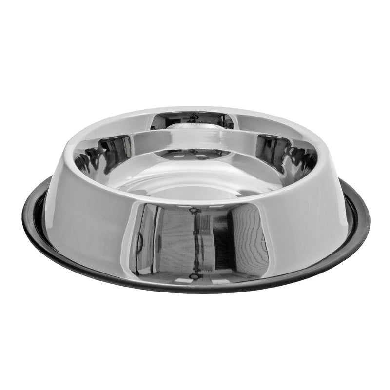 Stainless Steel Pet Bowl With Anti-Slip Ring Base