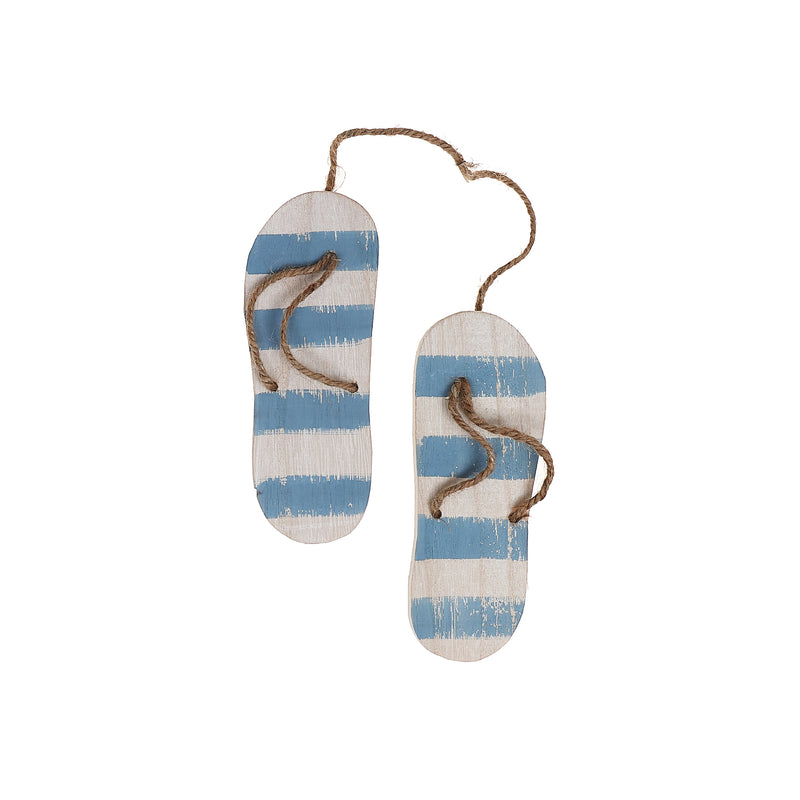 Hanging Wooden Flip Flop Decor