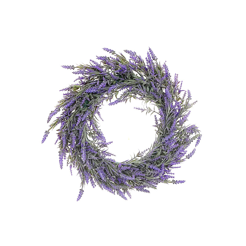 Artificial Lavender Wreath