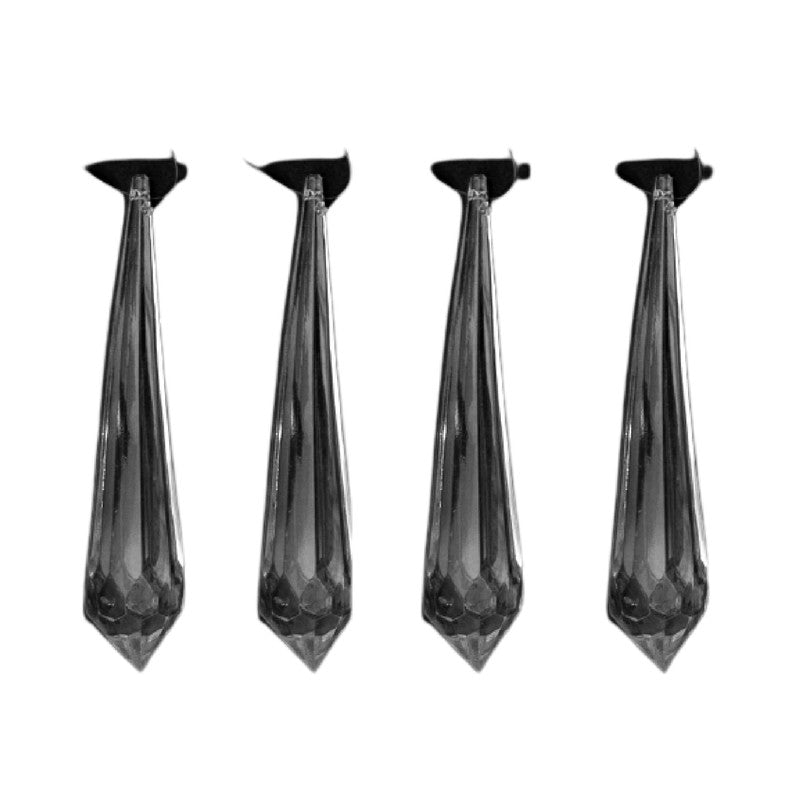 4 Pack Acrylic Diamond Drops (4") - Set of 2