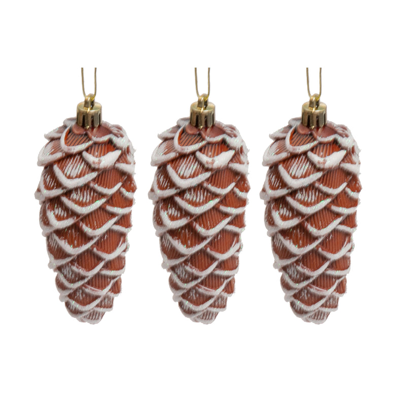 3 Pack Pinecones In Pvc Box (Bronze)