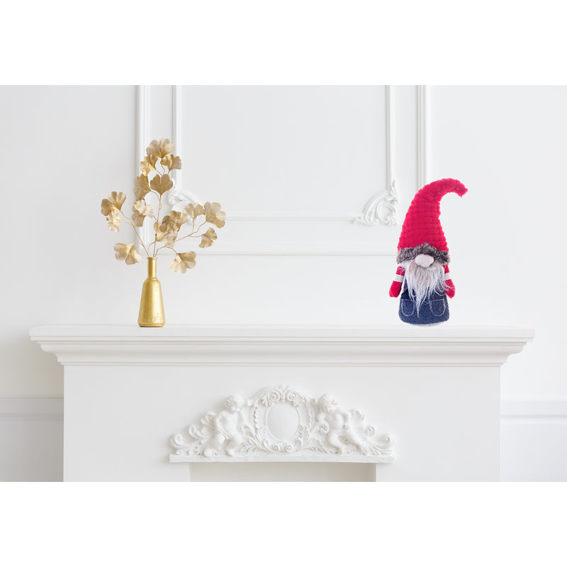 Christmas Peppermint Gnome Sitter 12"