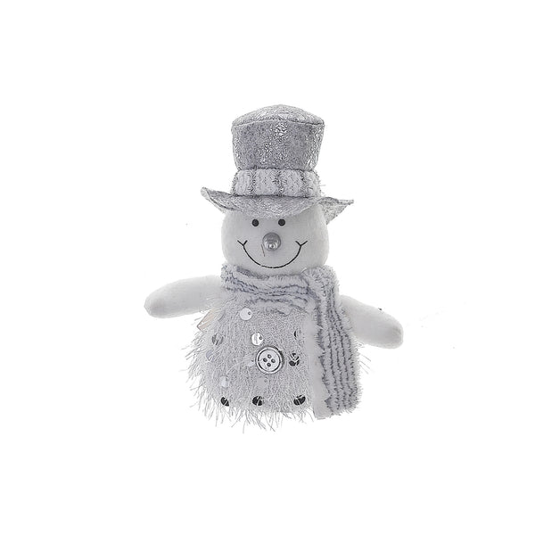 Christmas Icy Glam Snowman Ornament - Set of 4