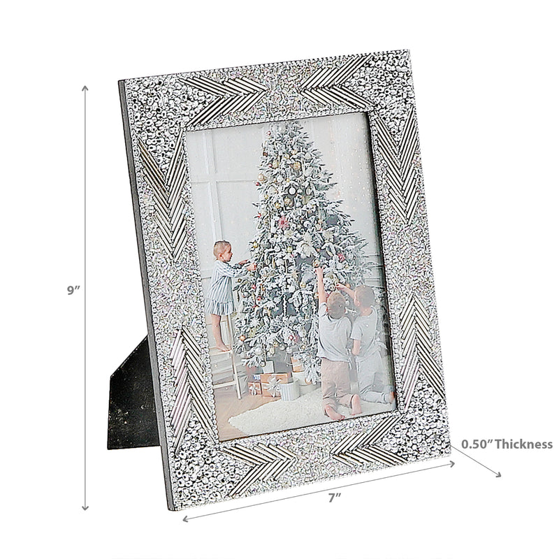 Christmas 5X7" Photo Frame Arrow Glam