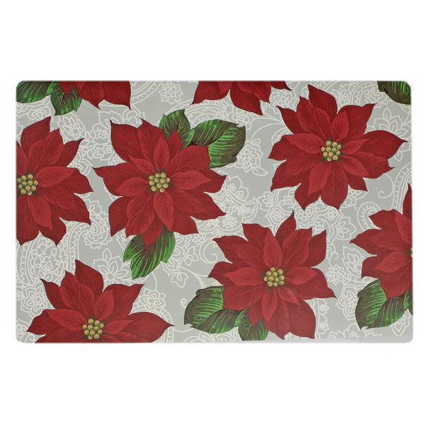 Eva Placemat (Poinsettia) (12 X 18) - Set of 12