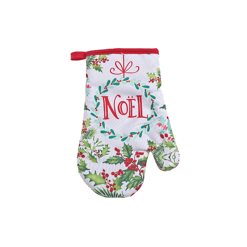 Oven Mitt (Noel Wreath) - Set of 4