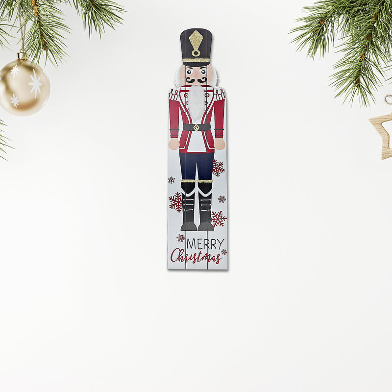 Christmas Wooden Nutcracker Shape Wall Plaque