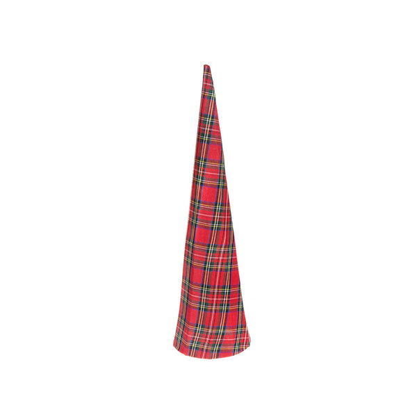 Christmas Plaid Cone Tree (L)