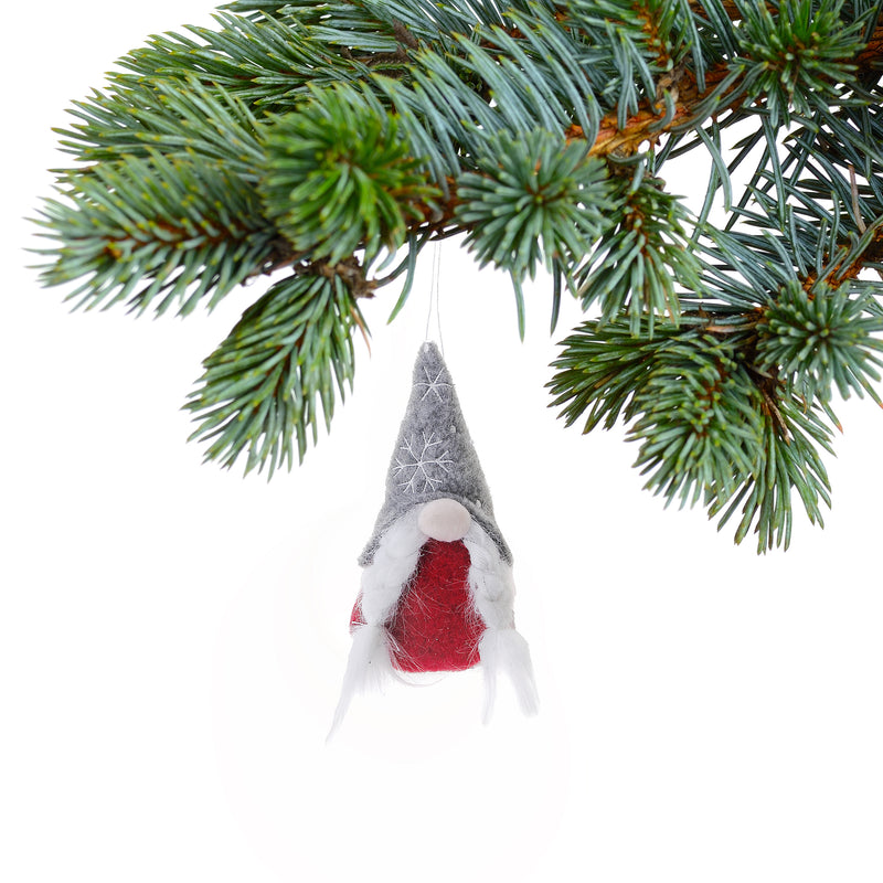 Christmas Ella The Snowflake Gnome Ornament - Set of 2