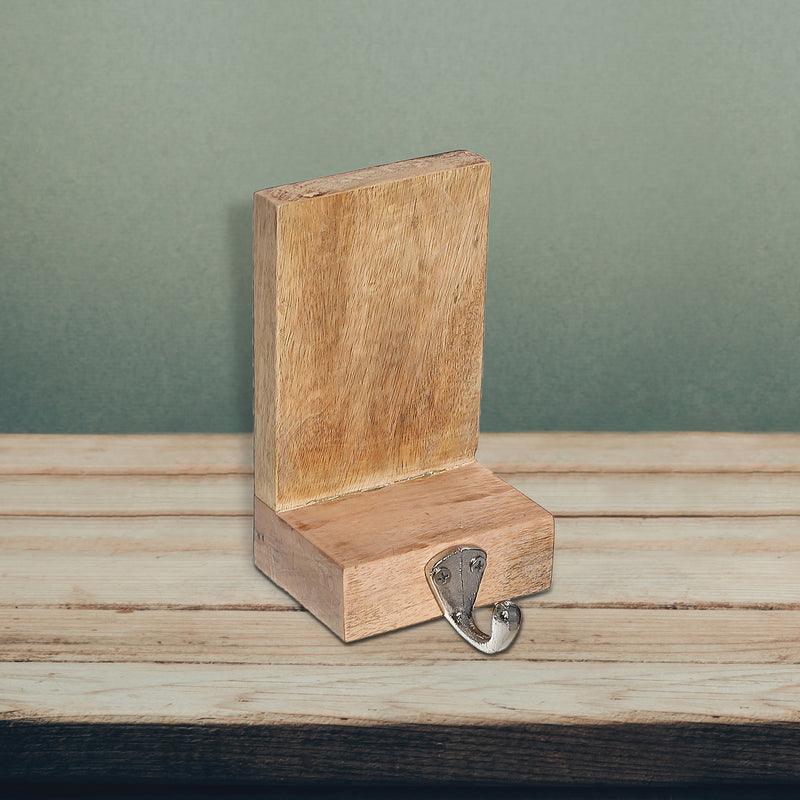 Christmas Natural Wood Stocking Holder