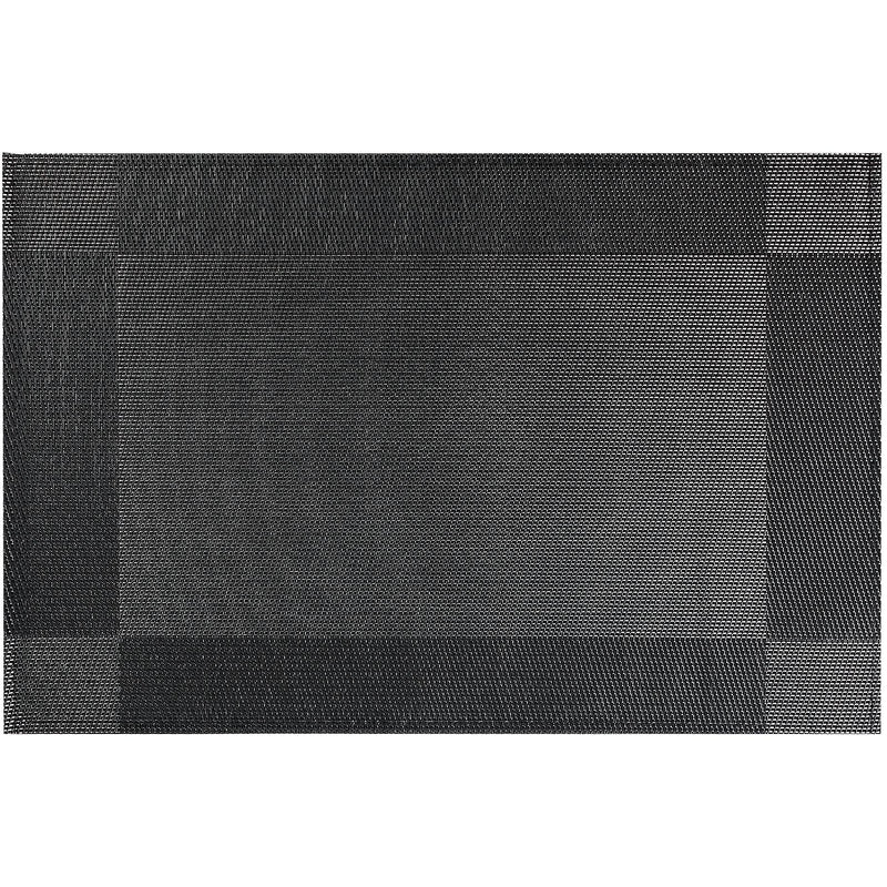 Vinyl Placemat (Classic) (Charcoal)(Set Of 12)